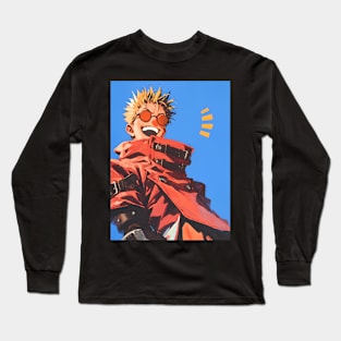 Legendary Gunslinger: Space Western Anime-Manga Adventure Long Sleeve T-Shirt